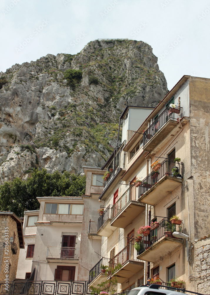 Fototapeta premium Sicile, village de Caltabellotta