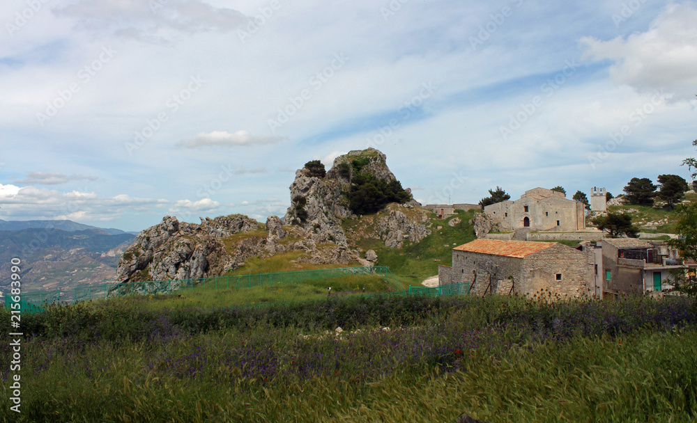  Sicile, village de Caltabellotta