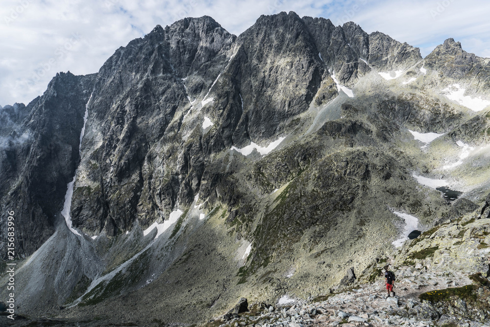 View from Mala Vysoka in Slovakian Tatras