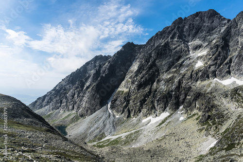 Obraz na płótnie View from Mala Vysoka in Slovakian Tatras w salonie