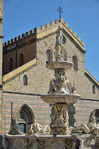 Orionbrunnen vor dem Dom von Messina