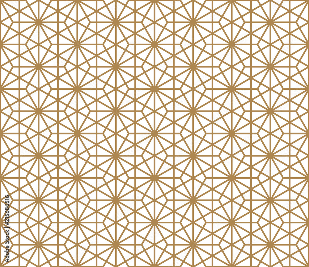 Seamless pattern based on Japanese ornament Kumiko Seamless pattern based on Japanese ornament Kumiko