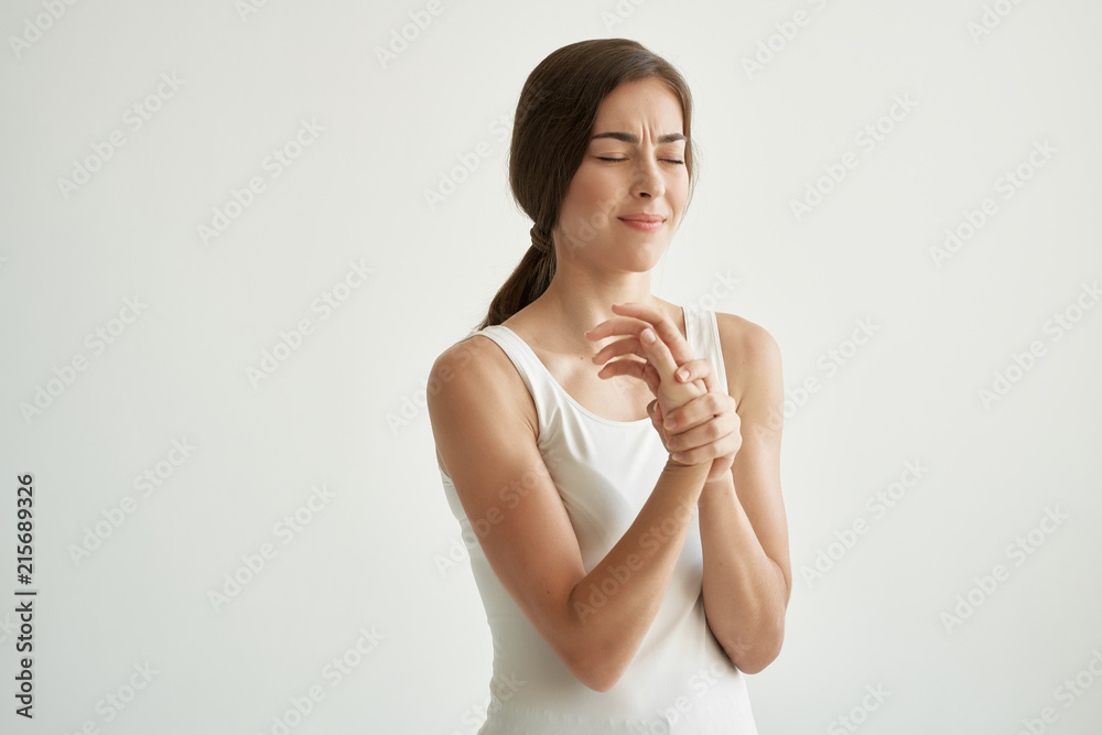 woman with eyes closed bruised brush woman with eyes closed bruised brush