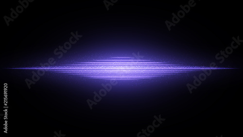 Violet light rays