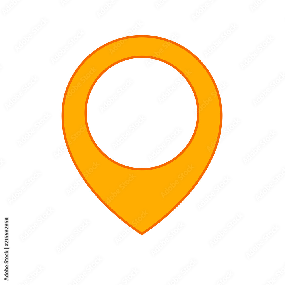 Map pointer icon. Location icon. Map pointer. Navigation map, gps, direction, place, compass, contact search concept. Isolated vector illustration on white background Map pointer icon. Location icon. Map pointer. Navigation map, gps, direction, place, compass, contact search concept. Isolated vector illustration on white background