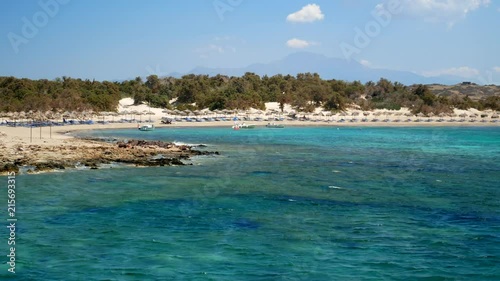 Vougiou Mati Beach on Chrissi island photo