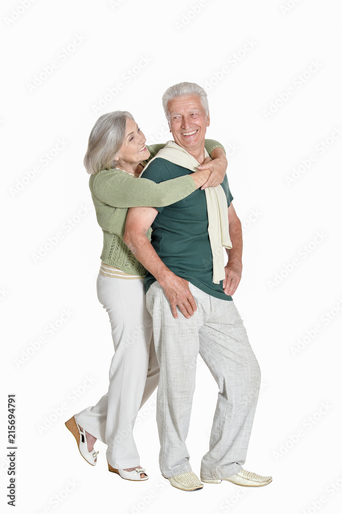 portrait of senior couple embracing isolated portrait of senior couple embracing isolated
