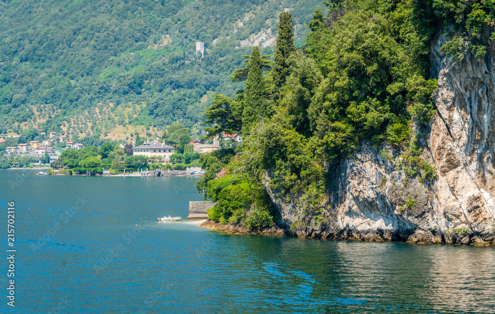 Villa del Balbianello, famous villa in the comune of Lenno, overlooking Lake Como. Lombardy, Italy.