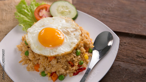 Foto nasi goreng or fried rice