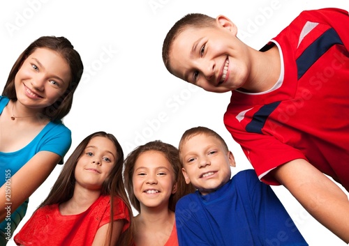 Portrait of Smiling Children