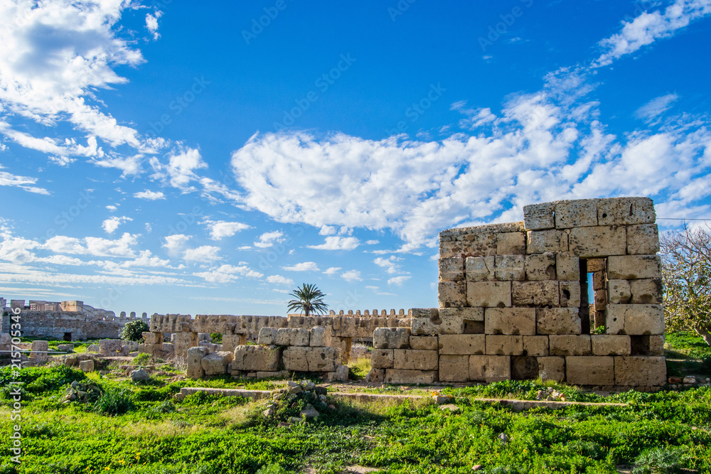 Ruins inside Kelibia Castle