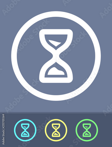 Hourglass - Simple Buttons