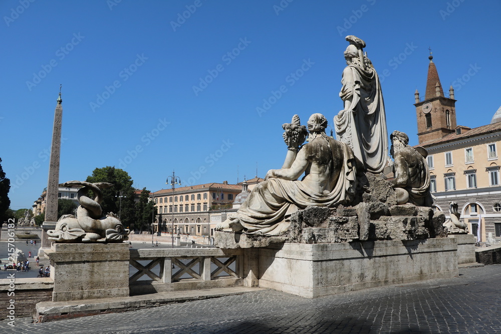 Obraz premium Piazza del Popolo in Rome, Italy