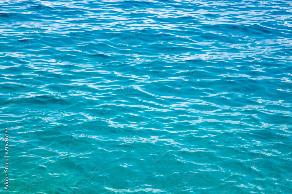 Clear Croatian sea water
