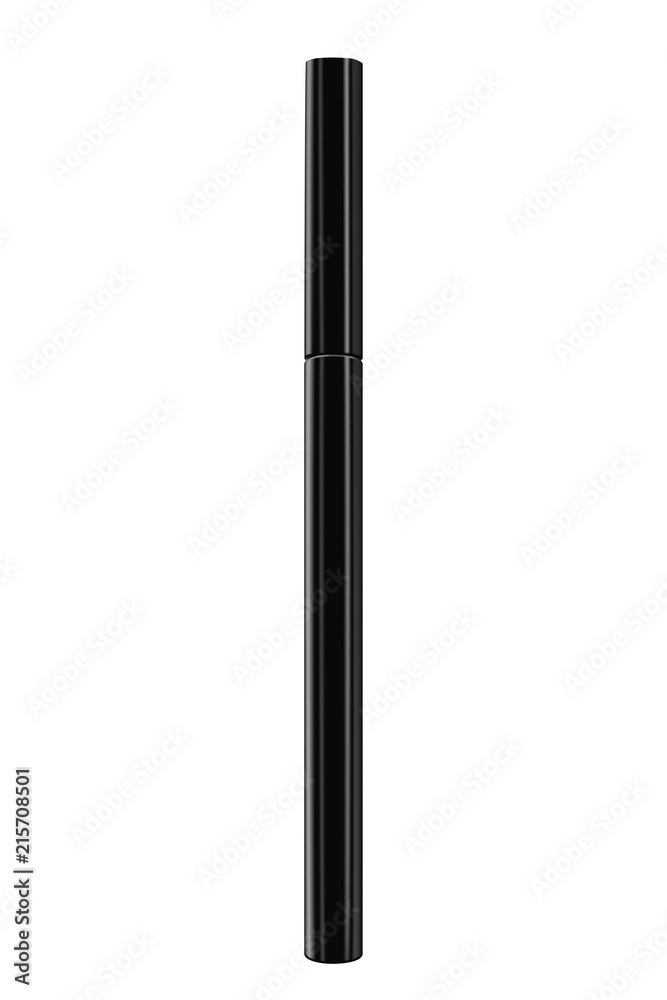 Mockup, black eyeliner, a template for the design of cosmetics. Mockup, black eyeliner, a template for the design of cosmetics.