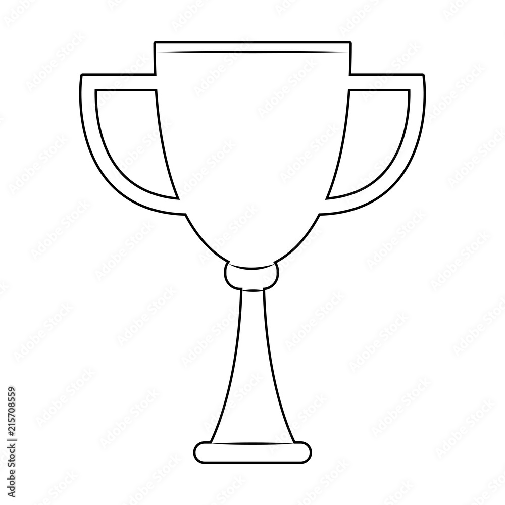 Trophy cup symbol vector illustration graphic design Trophy cup symbol vector illustration graphic design