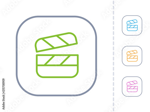 Clapboard - Simple Icons