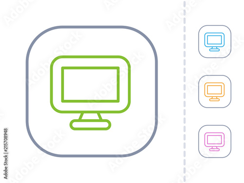 Computer Monitor - Simple Icons