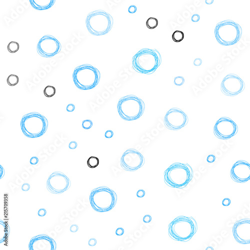 Light BLUE vector seamless cover with spots.