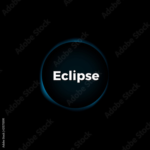 sun eclipse vector background