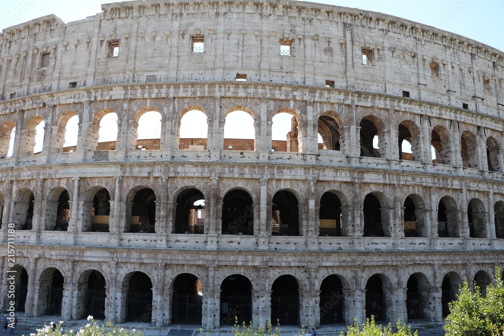 The Colosseum or Coliseum in Rome, Italy