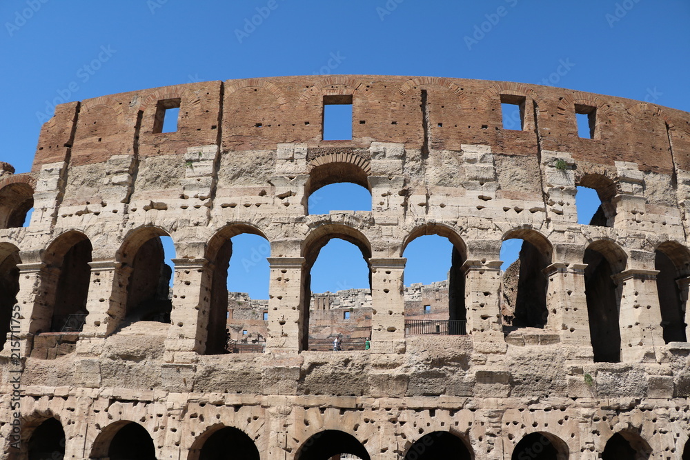 The Amphitheatrum Novum in Rome, Italy