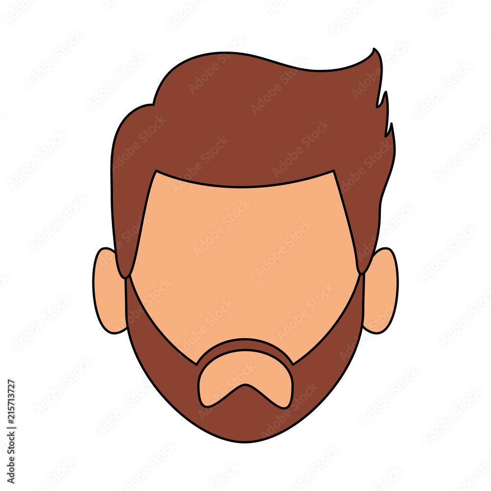 Man faceless head vector illustration graphic design Man faceless head vector illustration graphic design