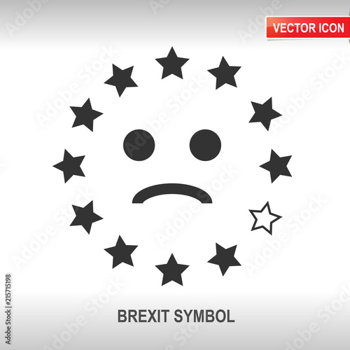 Brexit symbol vector icon