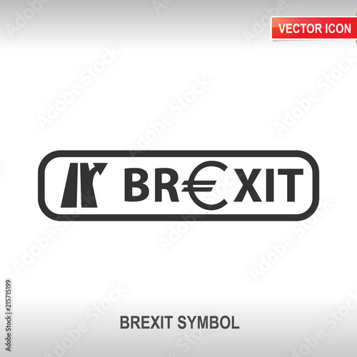 Brexit symbol vector icon