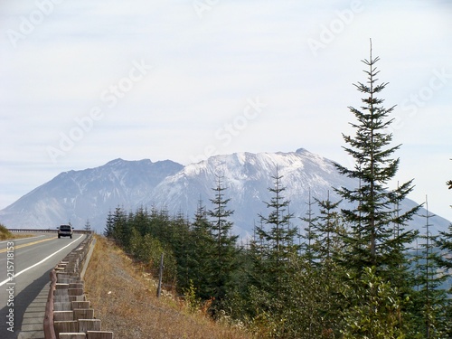 Highway to Mt. St. Helens, Washington