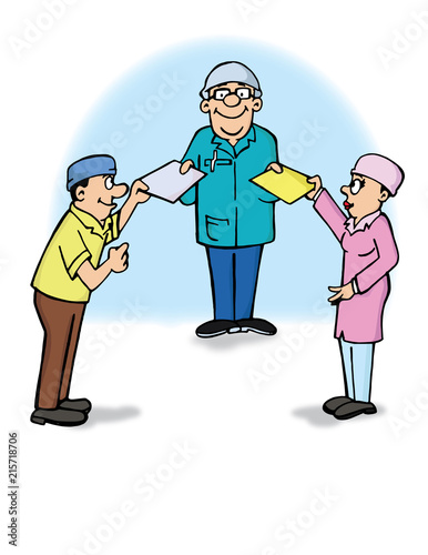 Trabajadores reunion documentos