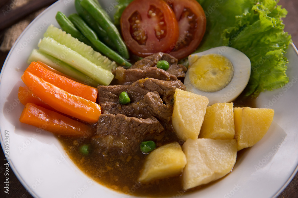 selat solo. javanese traditional food