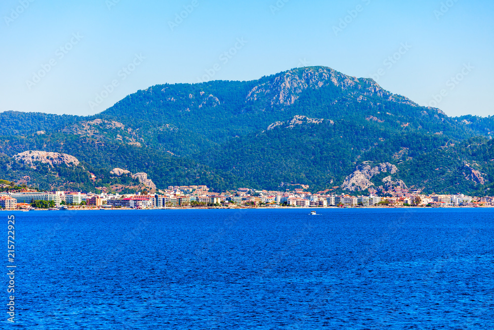 Fototapeta premium Marmaris city view in Turkey