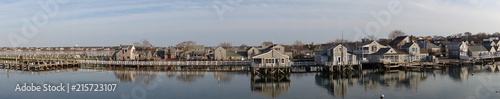 Piers in Nantucket in Panorama