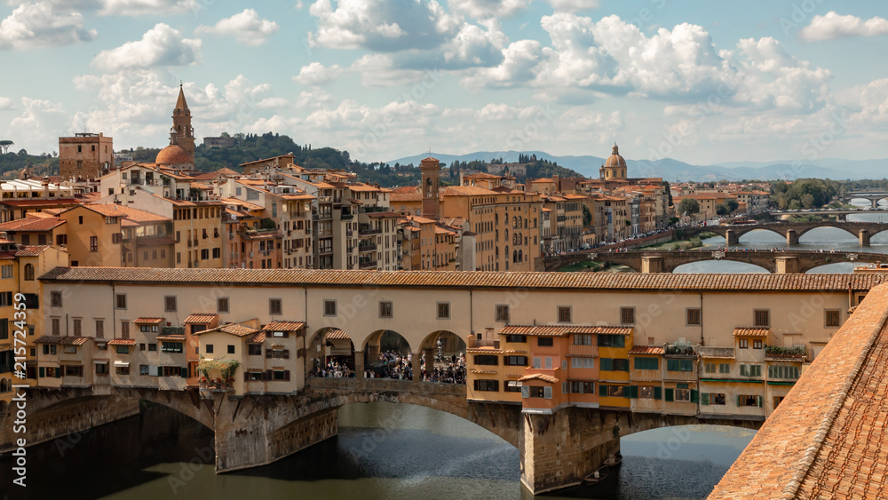 Florence Medieval Stone Bridge