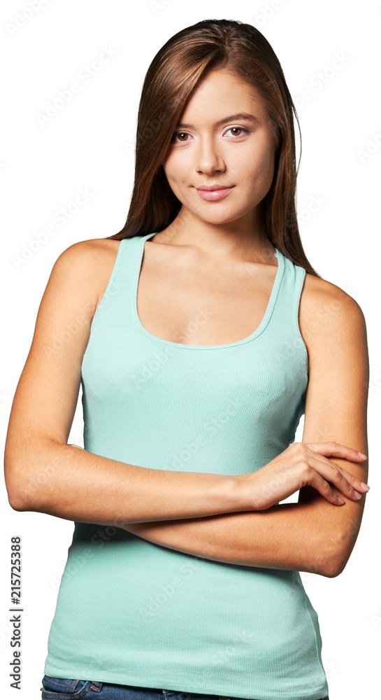 Portrait of a Smiling Young Woman Portrait of a Smiling Young Woman