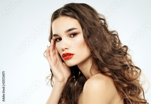 woman makeup beauty
