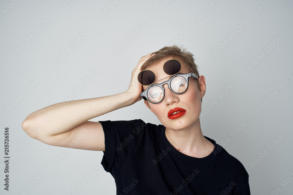 woman with glasses woman with glasses