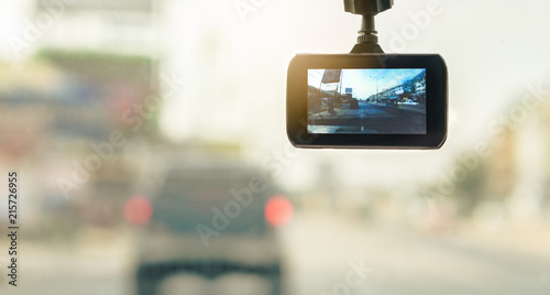 Front Car Camera Recorder for backup Evidence in Road Accident photo
