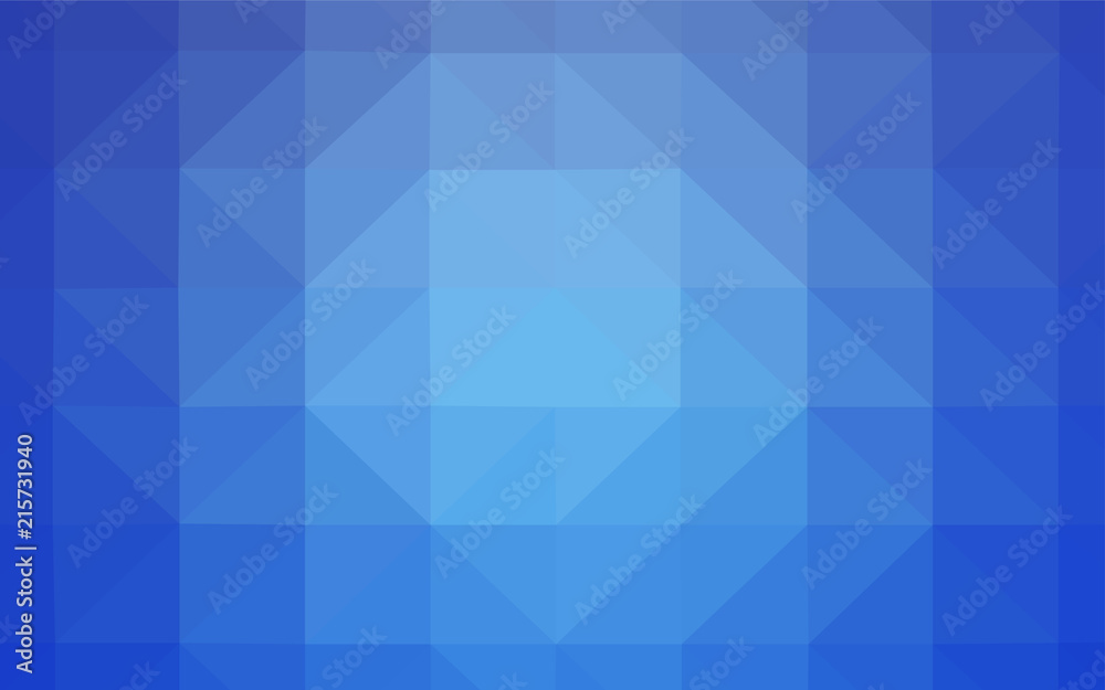 Obraz premium Dark Blue, Red vector gradient triangles template.