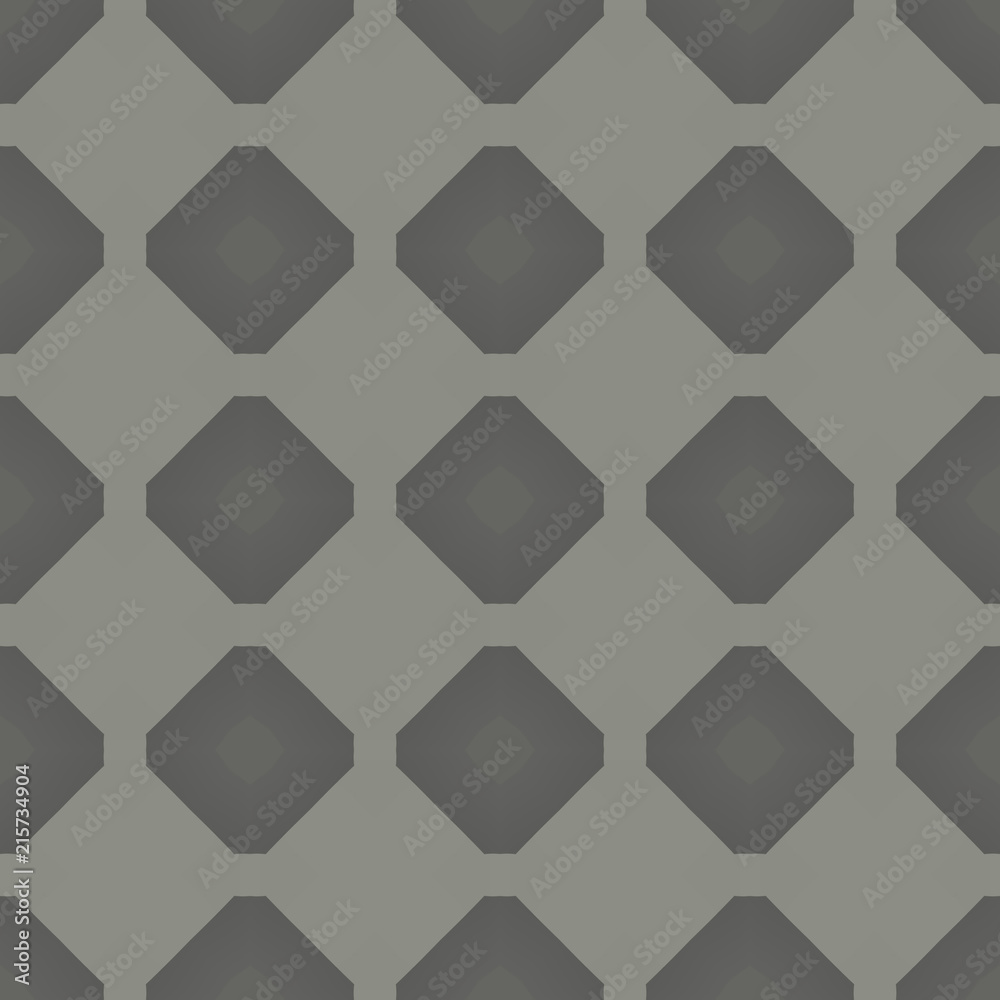 Design for printing on fabric, Wallpaper, inter-carrier objects in traditional tile style. Classic ornament of different shades of gray Design for printing on fabric, Wallpaper, inter-carrier objects in traditional tile style. Classic ornament of different shades of gray
