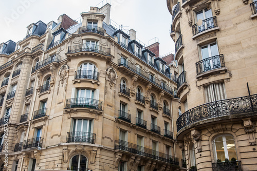 Antique buildings at Danton street in Paris France © anamejia18