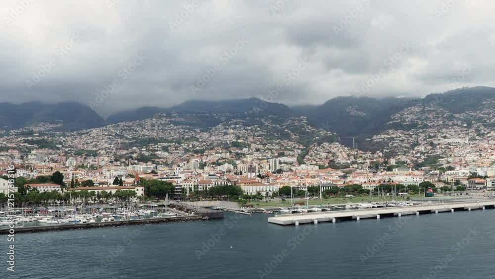 Funchal, Madeira. View from the Sea. Funchal, Madeira. View from the Sea.