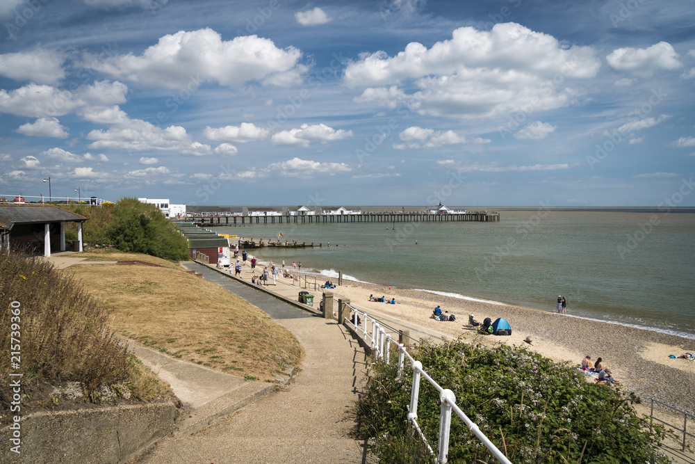 Southwold Beach and Pier, Suffolk UK