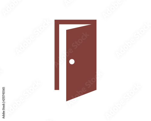 door furniture furnishing exterior interior home architecture image vector icon logo