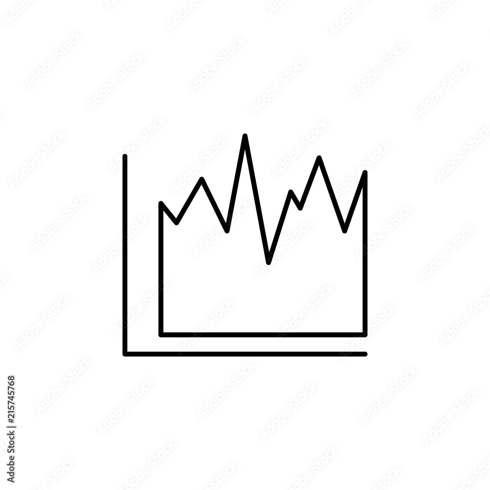 financial chart line icon. Element of chart icon for mobile concept and web apps. Thin line financial chart icon can be used for web and mobile. Premium icon financial chart line icon. Element of chart icon for mobile concept and web apps. Thin line financial chart icon can be used for web and mobile. Premium icon