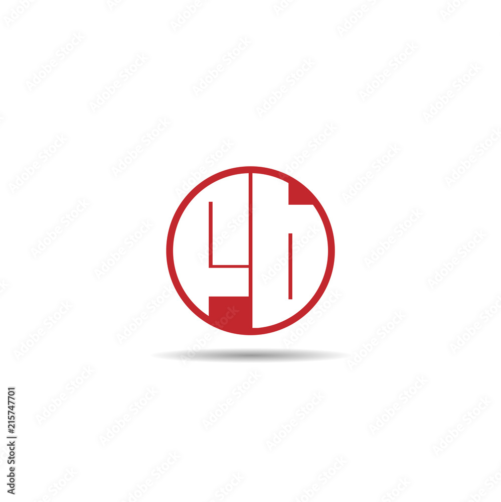 Initial Letter FB Logo Template Design Initial Letter FB Logo Template Design