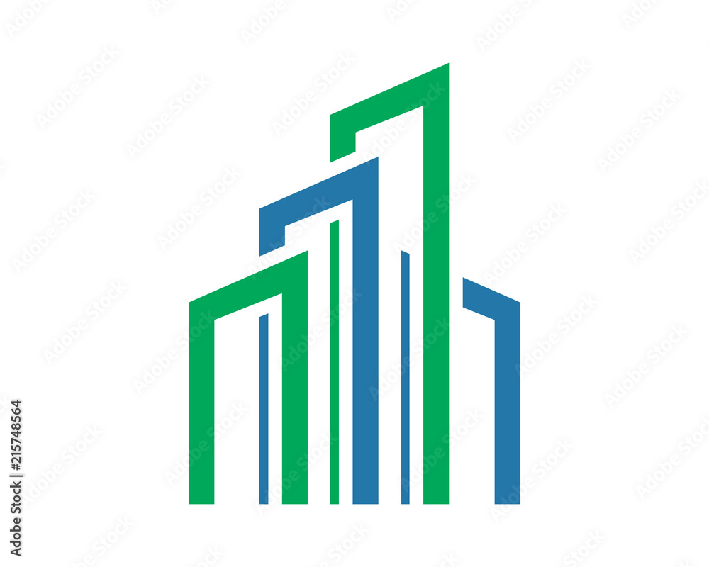 building tower skyscraper cityscape skyline image vector icon logo building tower skyscraper cityscape skyline image vector icon logo