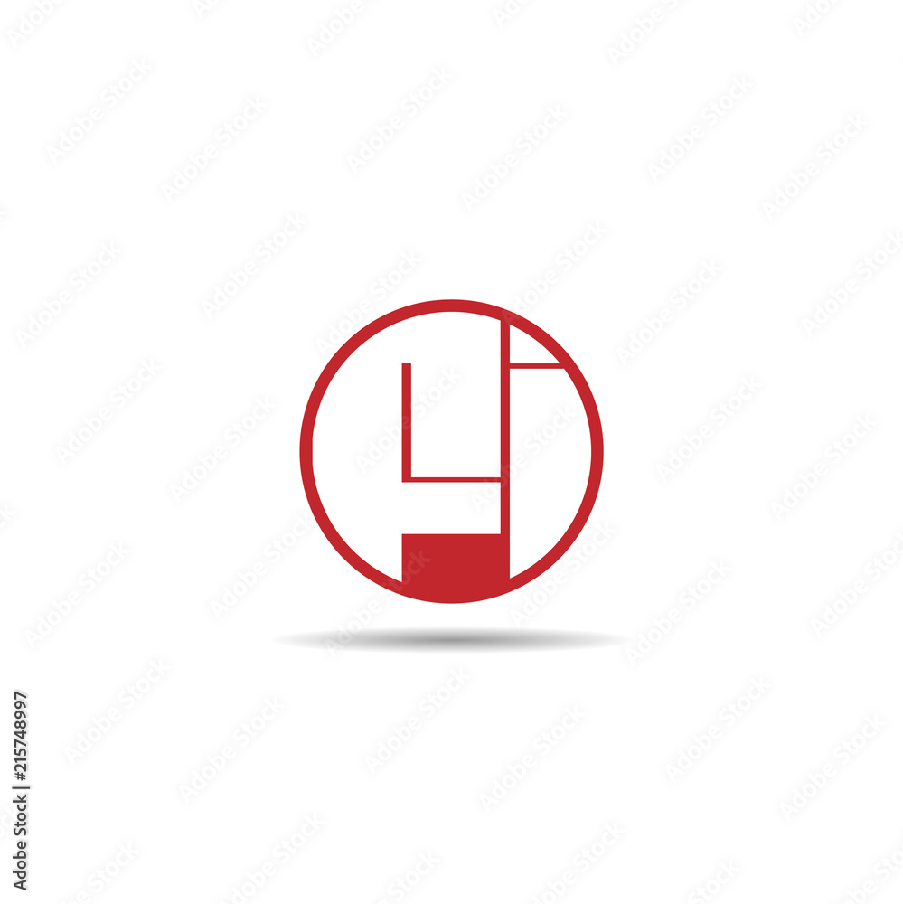 Initial Letter FI Logo Template Design