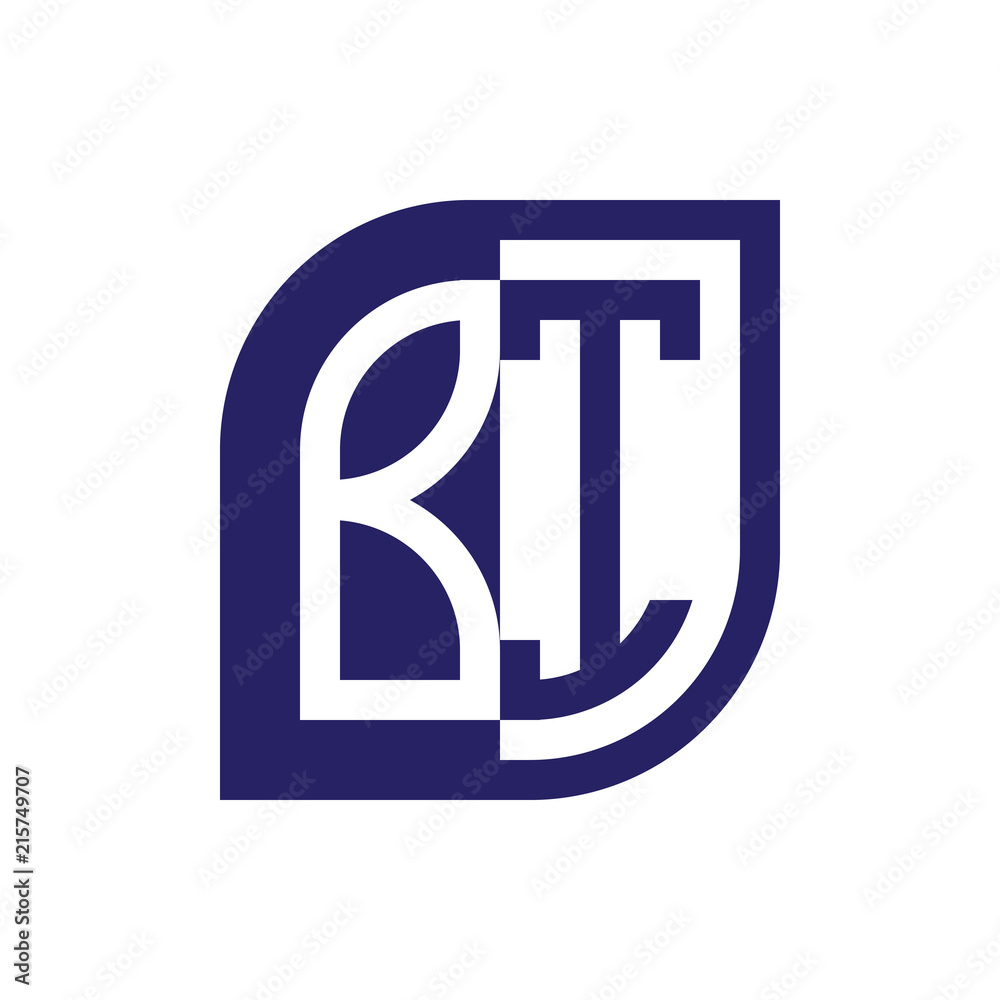 BI initial letter emblem logo negative space
